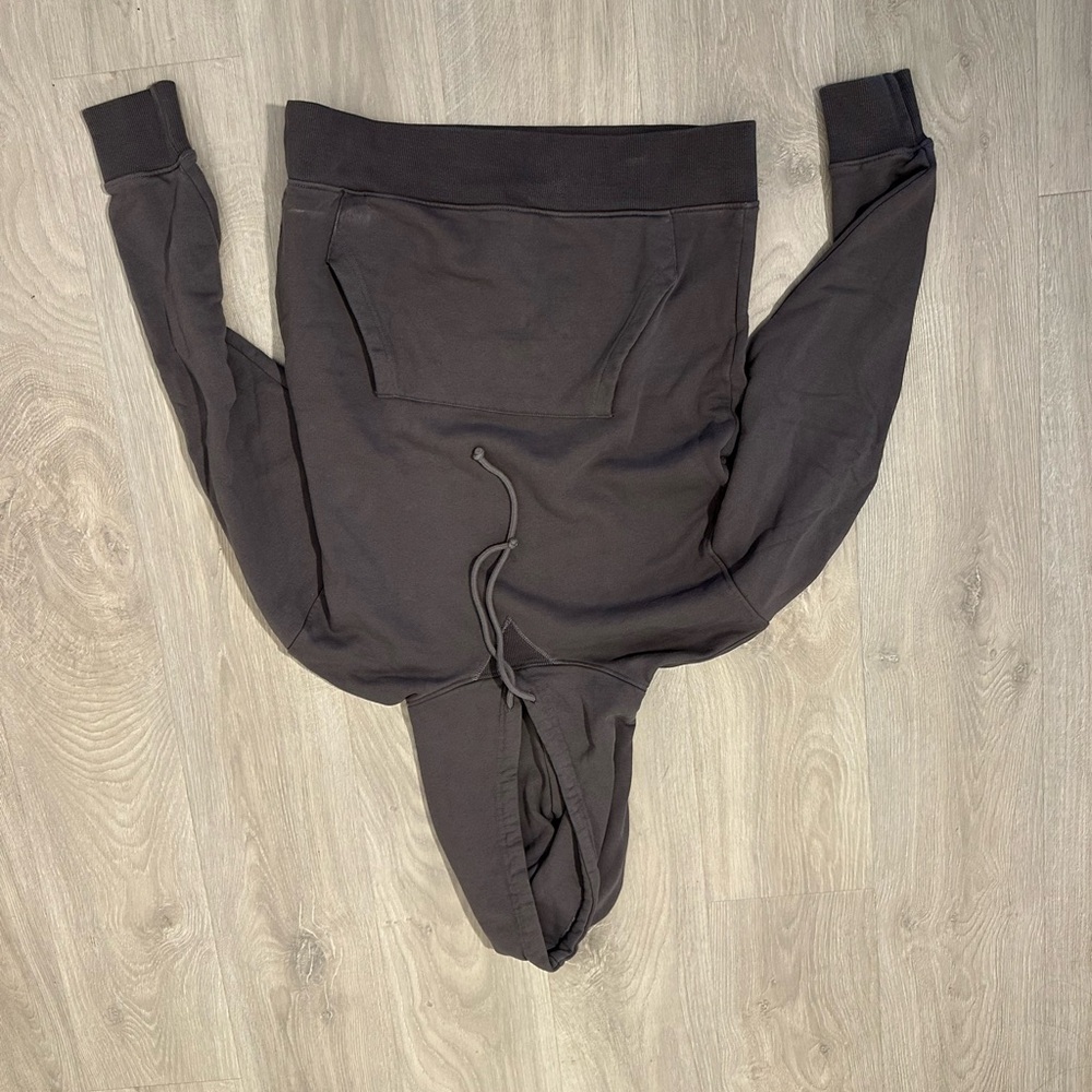 Zara Gray Oversized Long Sleeve Hoodie